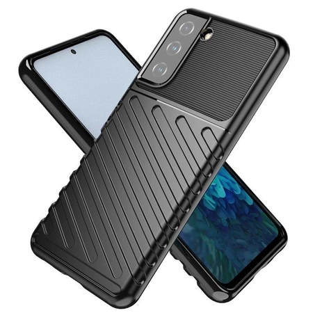 Thunder Case Hülle für Samsung Galaxy S23+ Silikon Armor Case schwarz