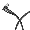 Kabel MICRO USB 2M przewód Baseus MVP kątowy czarny CAMMVP-B01