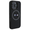 Original Handyhülle IPHONE 16 PRO MAX BMW Hardcase M Silicone Printed Ring MagSafe (BMHMP16X23SROK) schwarz