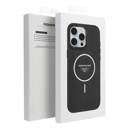 Futerał FRAME MAG COVER kompatybilny z MagSafe do IPHONE 16 PRO czarny