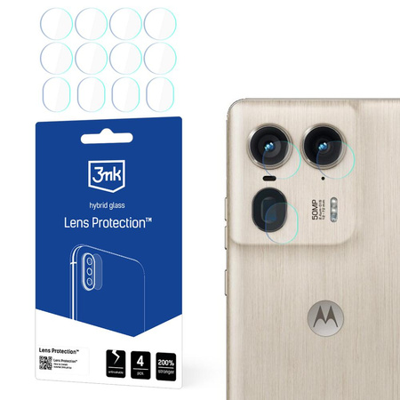 3MK Lens Protect Motorola Moto Edge 50 Ultra Ochrona na obiektyw aparatu 4szt