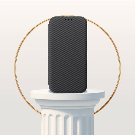 Kabura FOLIO Side Magnet do IPHONE 16 PRO MAX szary