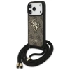 Etui Guess 4G Big Logo Cord Stap Crossbody na iPhone 17 Pro - brązowe