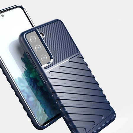 Thunder Case für Samsung Galaxy A14 5G Silikon Armor Case blau