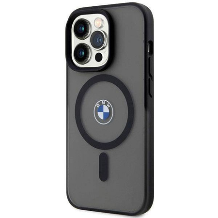 Hülle BMW BMHMP14LDSLK iPhone 14 Pro 6,1&quot; schwarz/schwarz Hardcase Signature MagSafe