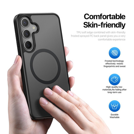 DUX DUCIS futerał YIND kompatybilny z MagSafe do SAMSUNG S25 Plus czarny