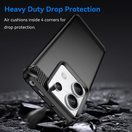 Carbon Case für Xiaomi Redmi Note 13 Pro - schwarz