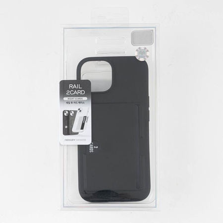 Mercury Rail 2 Card Case Samsung S23+ BLACK / CZARNY