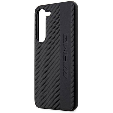 AMG AMHCS23MBLSCA S23+ S916 schwarz/schwarz Hardcase Carbon Stripe&Embossed