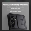 Nillkin CamShield Pro armored case with camera cover for Samsung Galaxy S24 - green