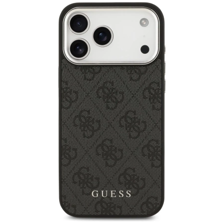 Etui Guess 4G Classic Logo MagSafe na iPhone 17 Pro Max - czarne