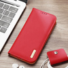 DUX DUCIS Hivo - skórzane etui portfelik do Samsung Galaxy S24 Plus czerwone