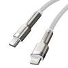 Baseus Cafule Metal Data kabel USB Typ C - Lightning 20 W Power Delivery 2 m biały (CATLJK-B02)