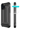 Hybrid Armor robuste TPU/PC Panzer Handyhülle Hard Case für iPhone 13 Pro silber