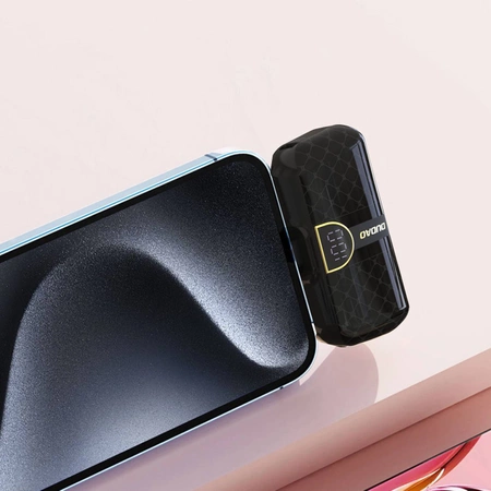 Dudao K20SL mini power bank in the shape of a Lightning bag 5000mAh - black