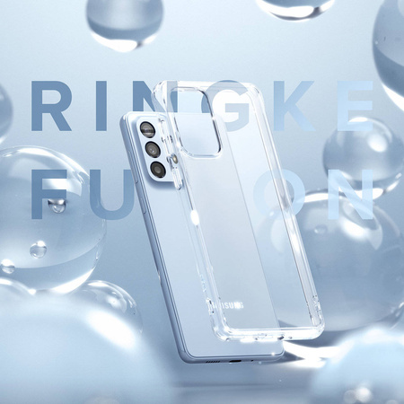 Ringke Fusion TPU case with frame for Samsung Galaxy A73 transparent