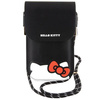 Hello Kitty Leder Hiding Kitty Cord Tasche – Schwarz