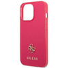Original Handyhülle IPHONE 13 PRO Guess Hardcase Saffiano 4G Small Metal Logo (GUHCP13LPS4MF) rosa