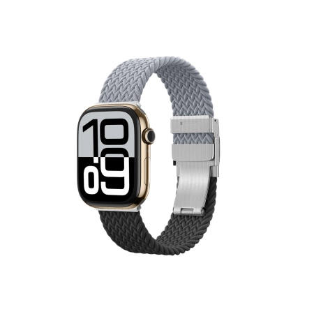 2er-Set AmazingThing Blend Band für Apple Watch 45/46/49 mm - Grau-Schwarz/Grau