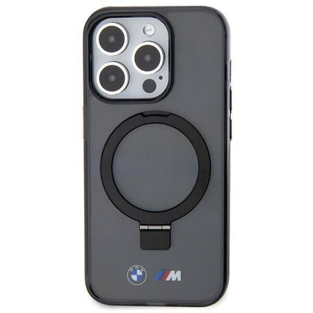 BMW Ring Stand M Collection MagSafe - Etui iPhone 15 Pro (czarny)