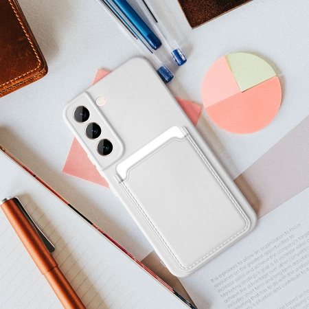 Futerał CARD CASE do SAMSUNG A34 5G biały