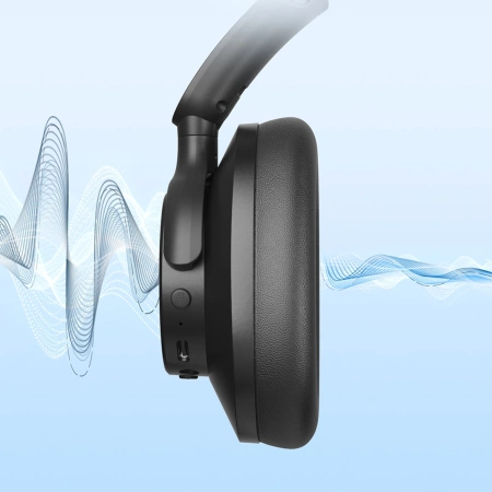 Tronsmart SOUNFII Q20S Hybrid ANC Kabellose Kopfhörer mit aktiver Geräuschunterdrückung - Schwarz