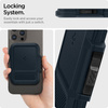 SPIGEN LOCK FIT MAGSAFE UNIVERSAL MAGNETIC CARD HOLDER METAL SLATE