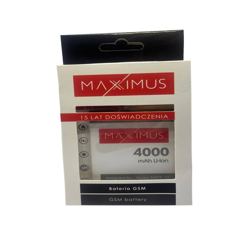 Bateria do HUAWEI MATE 10 / MATE 20 / P20 PRO / VIEW 20 4000mAh Maxximus HB436486ECW