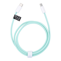 Kabel Typ C do Typ C PD QC3.0 3A 60W C263 1 m zielony