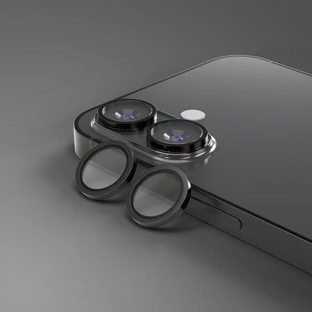 Etteri szkło na aparat do iPhone 16 / 16 Plus czarny