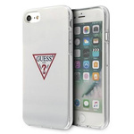 Original Case IPHONE SE 2022 / SE 2020 / 7 / 8 Guess Hardcase Triangle Collection (GUHCI8PCUCTLWH) white