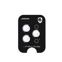 Joyroom JR-MFY0244 Glas-Displayschutzfolie für iPhone 15 Pro/15 Pro Max Linsen - Graphit