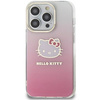 Etui Hello Kitty IML Gradient Electrop Kitty Head na iPhone 15 Pro Max - różowe