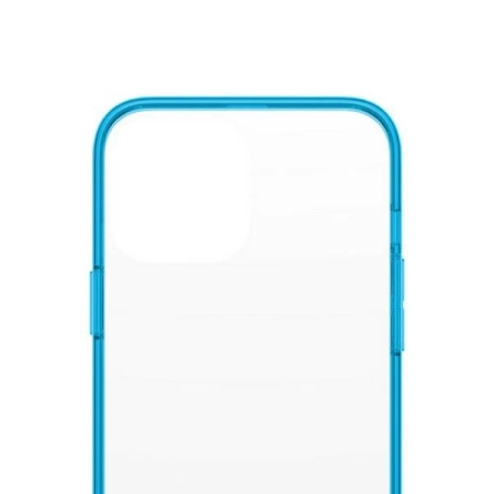Etui PanzerGlass ClearCase antybakteryjne z certyfikatem Military Grade na iPhone 13 Pro Max - przezroczysto-niebieskie