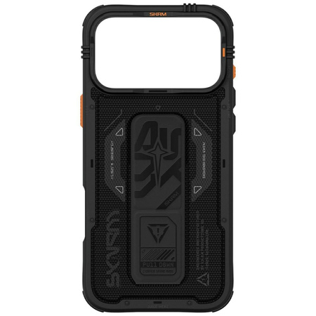 Etui Skinarma Phantom do iPhone 17 Pro   Max Magnetic Charging + Grip Stand czarny