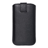 Futerał Skórzany Uniwersalny Slim Kora 2 - do Samsung I9100 Galaxy S2/LG L7/Xperia J czarny