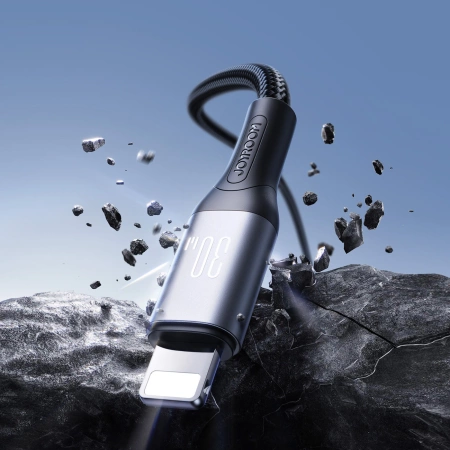Kabel Joyroom S-A28 Flash Series 30W USB-C - Lightning 2m - czarny