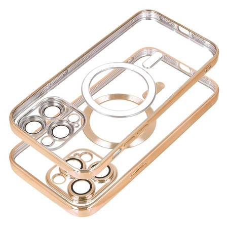Futerał ELECTRO MAG COVER kompatybilny z MagSafe do IPHONE 16 Pro Max złoty