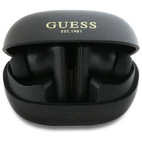 Guess Bluetooth headphones GUTWST88MCTGK TWS + docking station black/black Capsule Printed Logo
