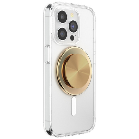 Uchwyt i podstawka do telefonu           Popsockets Round Radial Gold Aluminum MagSafe złoty 807259