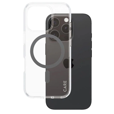 CARE by PanzerGlass Flagship Case iPhone 16 Pro 6,3&quot; schwarz/schwarz MagSafe 1346