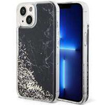 Guess GUHCP14SLCSGSGK iPhone 14 6.1" czarny/black hardcase Liquid Glitter Marble