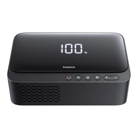 Jump starter Baseus Super Energy BS-CH013 4in1 600A with flashlight / 6000mAh power bank / compressor - black