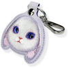 Etui na lokalizator / brelok Nimmy Big Eyed Pet 2.0 Rabbit fioletowy