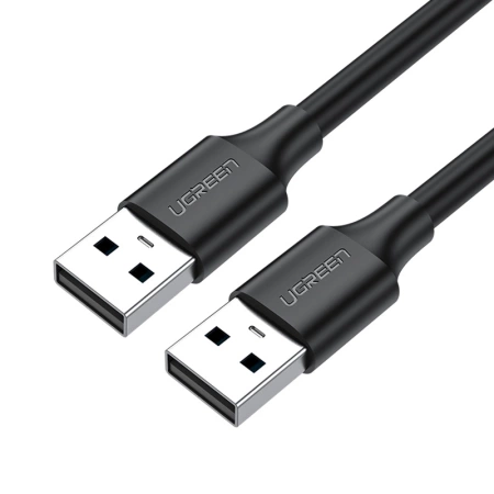 Ugreen kabel przewód USB 2.0 (męski) - USB 2.0 (męski) 1,5 m czarny (US128 10310)