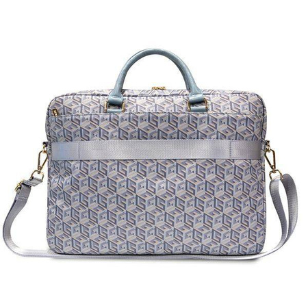 Bag LAPTOP 16" Guess GCube Stripes (GUCB15HGCFSEB) blue