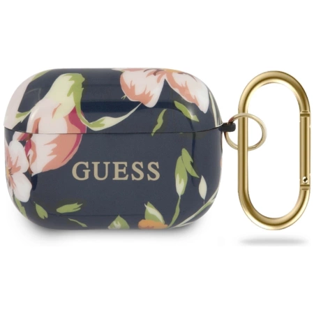 Guess GUACAPTPUBKFL03 AirPods Pro cover niebieski/blue N.3 Flower Collection