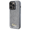 Original Handyhülle IPHONE 14 PRO Guess Hardcase Sequin Script Metal (GUHCP14LPSFDGSS) silber