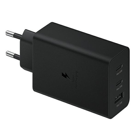 Samsung wall charger 2x USB Type C / USB 65W black (EP-T6530NBEGEU)
