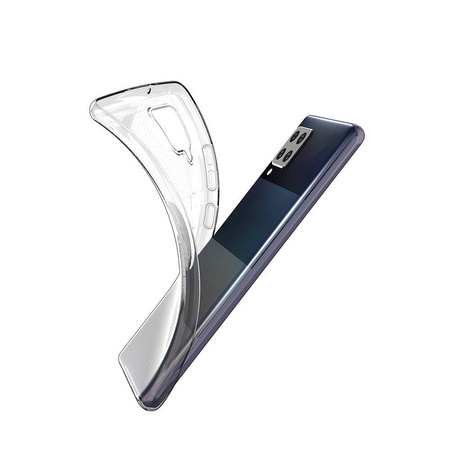 Żelowy pokrowiec etui Ultra Clear 0.5mm Samsung Galaxy A12 przezroczysty